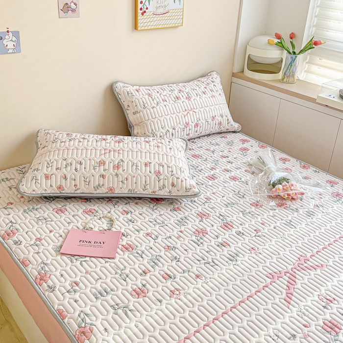 91家纺网 家纺一手货源 找家纺 慕澄家纺 2023新款大版床笠款乳胶凉席 床笠款-扶摇