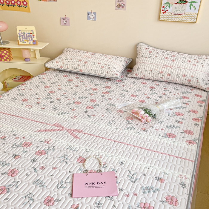 91家纺网 家纺一手货源 找家纺 慕澄家纺 2023新款大版床笠款乳胶凉席 床笠款-扶摇