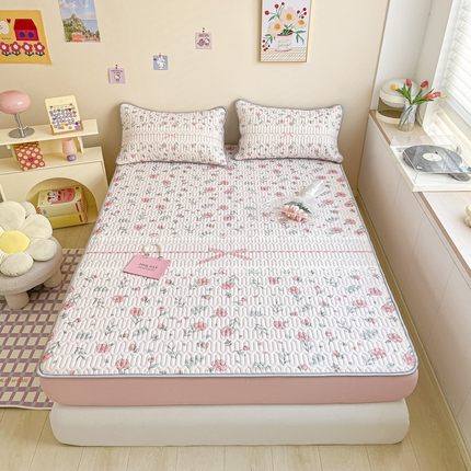 91家纺网 家纺一手货源 找家纺 （总）慕澄家纺 2023新款大版床笠款乳胶凉席