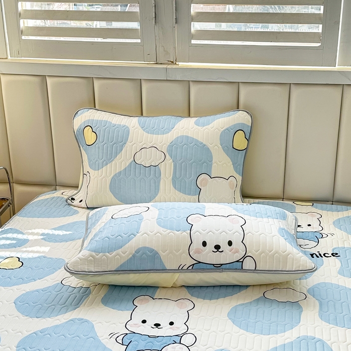 91家纺网 家纺一手货源 找家纺 （总）凡客 2023新款乳胶凉席床笠款学生宿舍