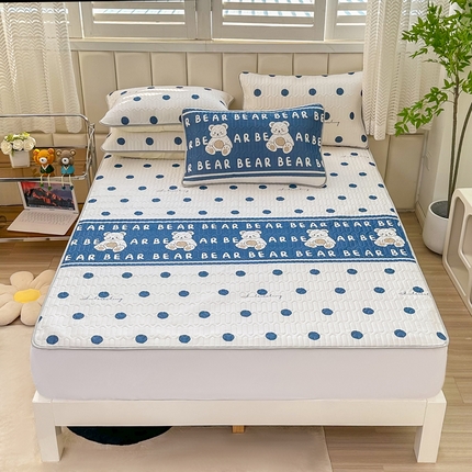 91家纺网 家纺一手货源 找家纺 （总）凡客 2023新款乳胶凉席床笠款学生宿舍