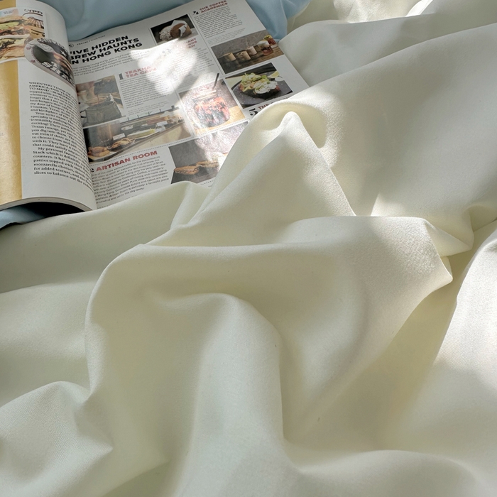 91家纺网 家纺一手货源 找家纺 眠帛 2024新款A类水洗棉毛巾绣夏被四件套—精灵系列 精灵天空蓝