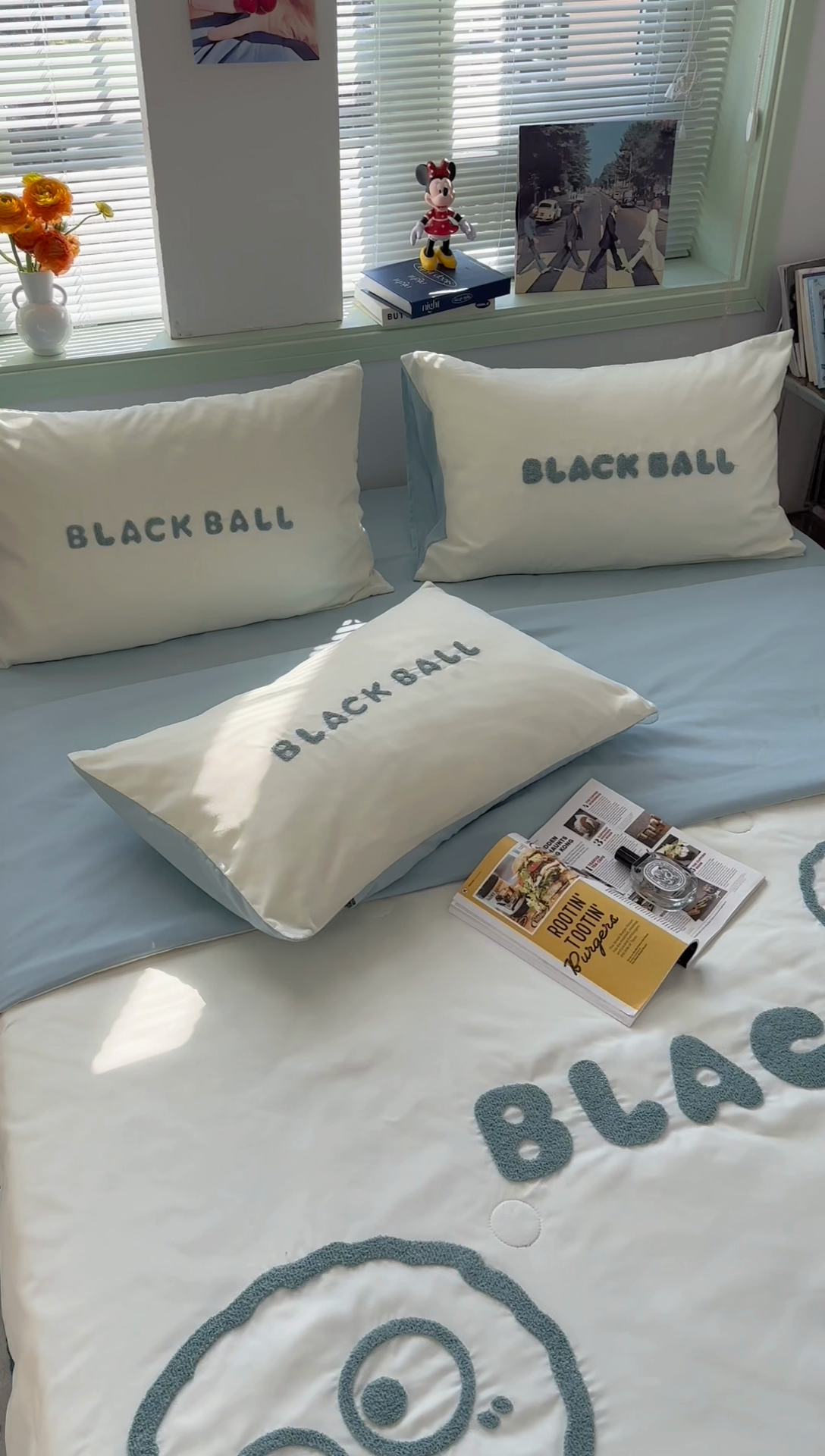 91家纺网 家纺一手货源 找家纺 眠帛 2024新款A类水洗棉毛巾绣夏被四件套—精灵系列 精灵繁星蓝