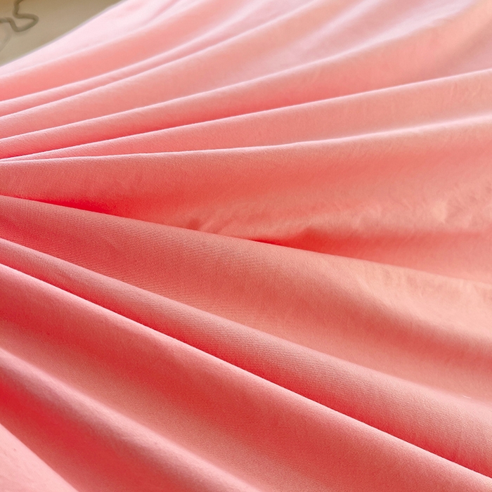 91家纺网 家纺一手货源 找家纺 简爱 2025新款水洗棉雪纺双层花边四件套 告白玉