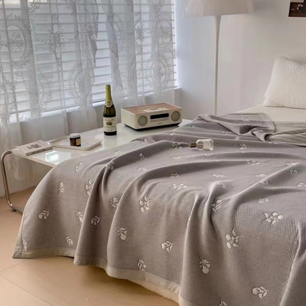 91家纺网 家纺一手货源 找家纺 总 33家纺2024A类全棉色织提花夏凉被针织棉盖毯空调被子