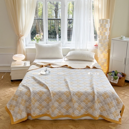 91家纺网 家纺一手货源 找家纺 总 33家纺2024A类全棉色织提花夏凉被针织棉盖毯空调被子