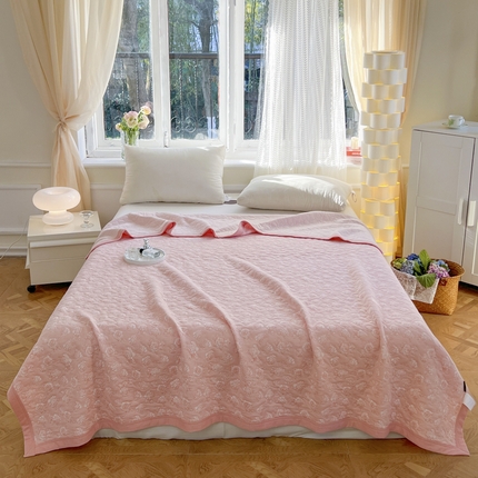 91家纺网 家纺一手货源 找家纺 总 33家纺2024A类全棉色织提花夏凉被针织棉盖毯空调被子