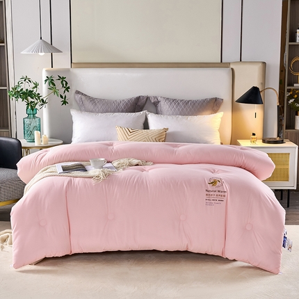 91家纺网 家纺一手货源 找家纺 （总）33家纺 2023新款洛卡棉纤维被鲜豆被春秋被冬被被子被芯