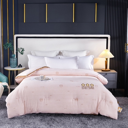 91家纺网 家纺一手货源 找家纺 （总）33家纺 2023新款-A类棉有奶印花春秋被冬被被子被芯