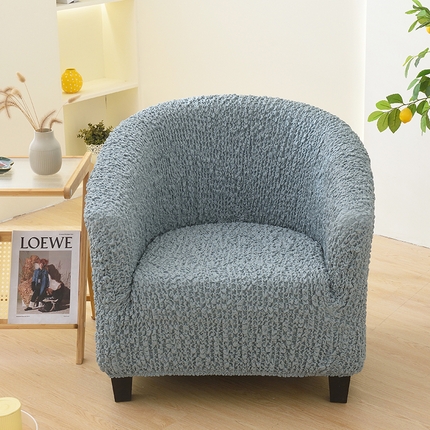 91家纺网 家纺一手货源 找家纺 （总）启博家纺 2023新款奶油云纱半圆形卡座椅套