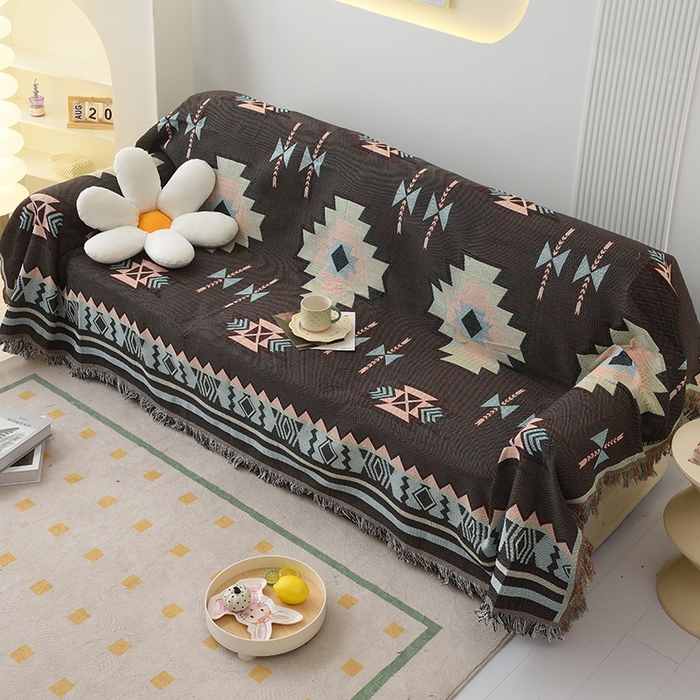 91家纺网 家纺一手货源 找家纺 （总）启博家纺 2023新款针织万能沙发垫沙发套沙发巾