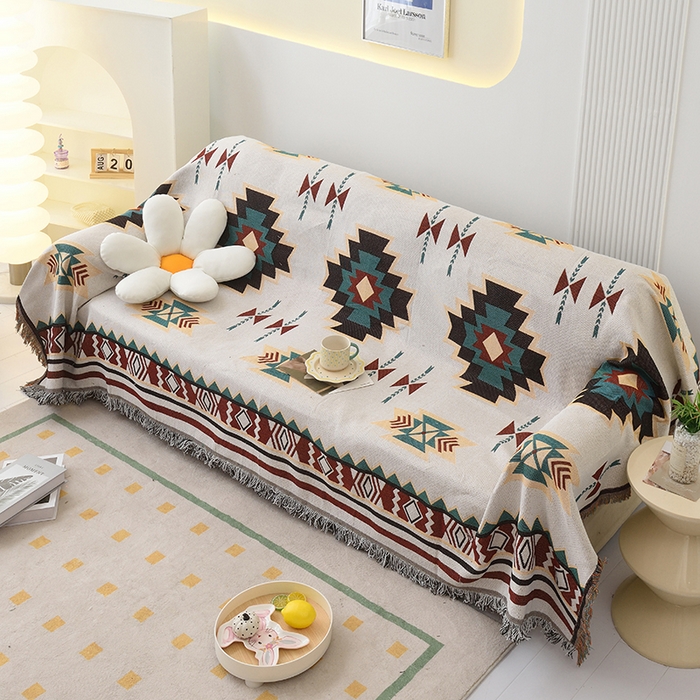 91家纺网 家纺一手货源 找家纺 （总）启博家纺 2023新款针织万能沙发垫沙发套沙发巾