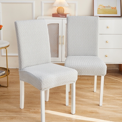 91家纺网 家纺一手货源 找家纺 逐日沙发套 2023新款提花椅子套-交织系列 浅灰色