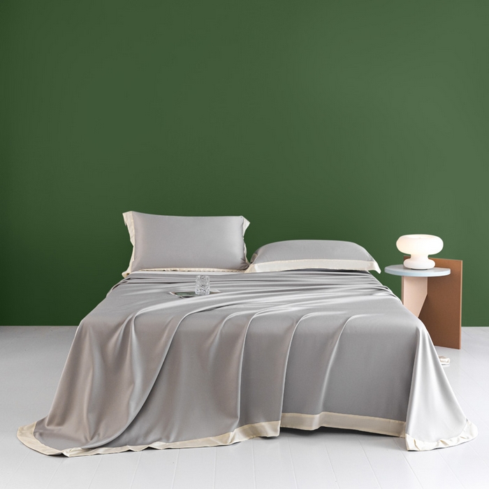 91家纺网 家纺一手货源 找家纺 席世家 2023新款金太阳竹纤维软凉席三件套 竹纤维-灰