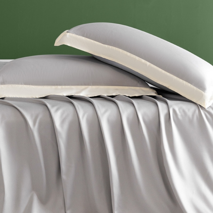 91家纺网 家纺一手货源 找家纺 席世家 2023新款金太阳竹纤维软凉席三件套 竹纤维-灰