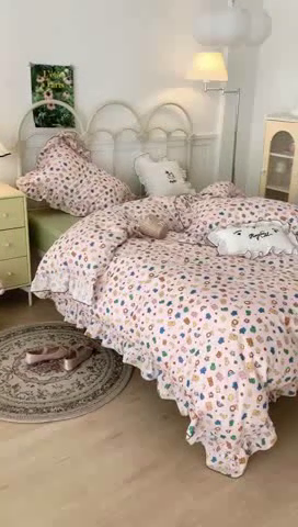 91家纺网 家纺一手货源 找家纺 昔可家纺 2023新款花边双层纱系列ok 可爱小动物