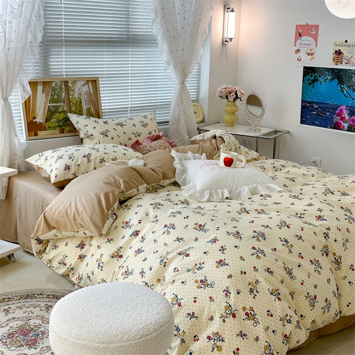 91家纺网 家纺一手货源 找家纺 （总）昔可家纺 2023新款复古花全棉