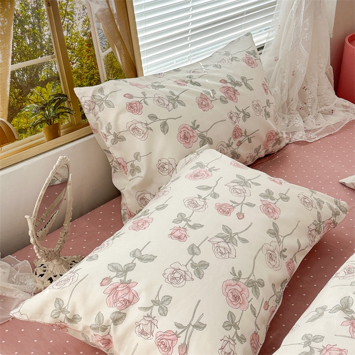 91家纺网 家纺一手货源 找家纺 昔可家纺 2023新款复古花全棉 复古玫瑰