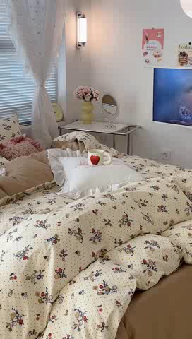 91家纺网 家纺一手货源 找家纺 （总）昔可家纺 2023新款复古花全棉