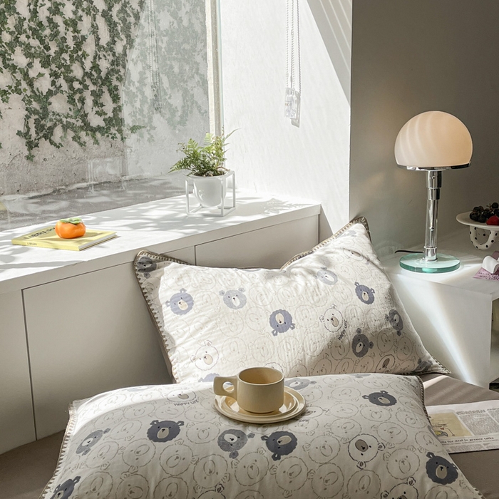 91家纺网 家纺一手货源 找家纺 （总）ab家纺 2023新款双层纱印花四件套