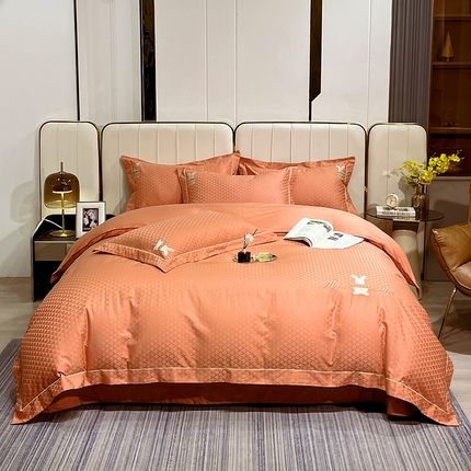 91家纺网 家纺一手货源 找家纺 （总）小时代 2023新款100支新疆长绒棉床单床盖款四件套