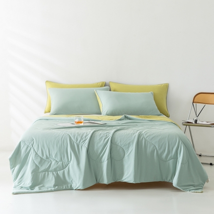 CINNY馨宜 2023新款A类锦氨凉感丝冷不叮温和防蚊夏凉被空调被 豆绿