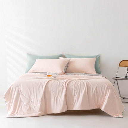 CINNY馨宜 2023新款A类锦氨凉感丝冷不叮温和防蚊夏凉被空调被 可可粉