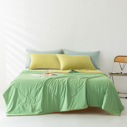 CINNY馨宜 2023新款A类锦氨凉感丝冷不叮温和防蚊夏凉被空调被 蜜瓜黄