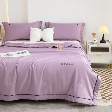 91家纺网 家纺一手货源 找家纺 （总）CINNY馨宜2023新款A类抗菌60长绒棉大豆全棉夏凉被空调被