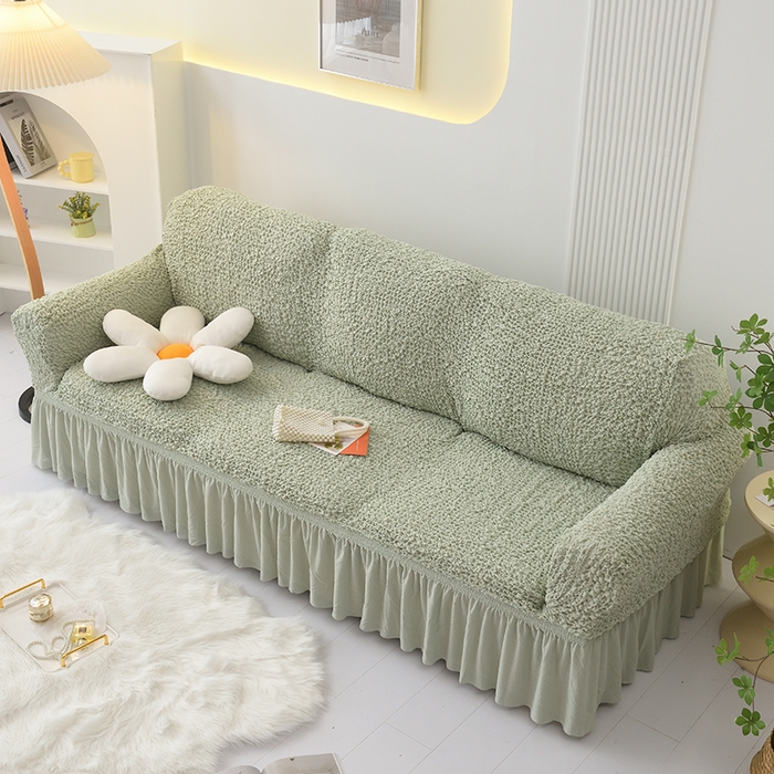 91家纺网 家纺一手货源 找家纺 （总）启博家纺 2023新款奶油云纱纱沙发套