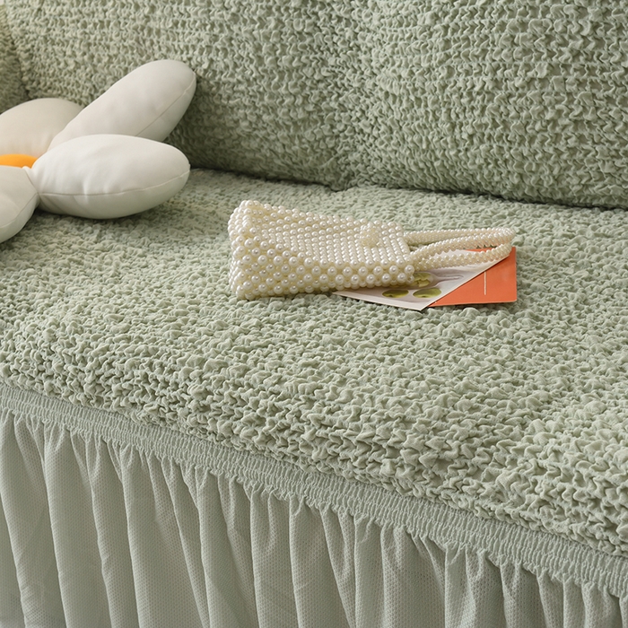 91家纺网 家纺一手货源 找家纺 （总）启博家纺 2023新款奶油云纱纱沙发套