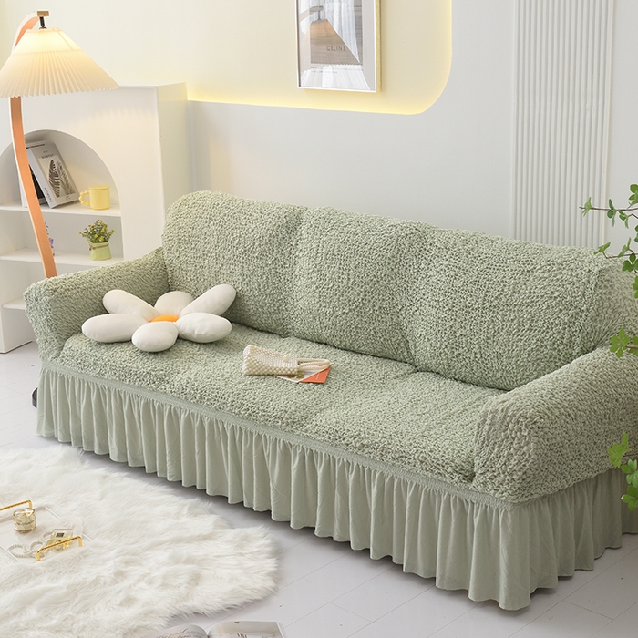 91家纺网 家纺一手货源 找家纺 （总）启博家纺 2023新款奶油云纱纱沙发套