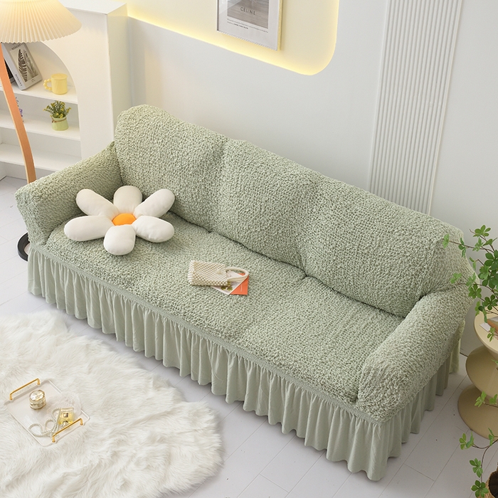 91家纺网 家纺一手货源 找家纺 （总）启博家纺 2023新款奶油云纱纱沙发套