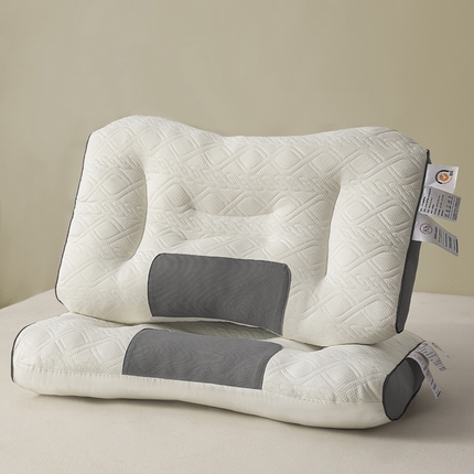 91家纺网 家纺一手货源 找家纺 （总）贵夫人 2023新款3D按摩乳胶SPA枕 枕头枕芯