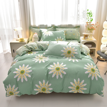 91家纺网 家纺一手货源 找家纺 （总）圣靓 2025新款AB双版印花植物羊绒四件套