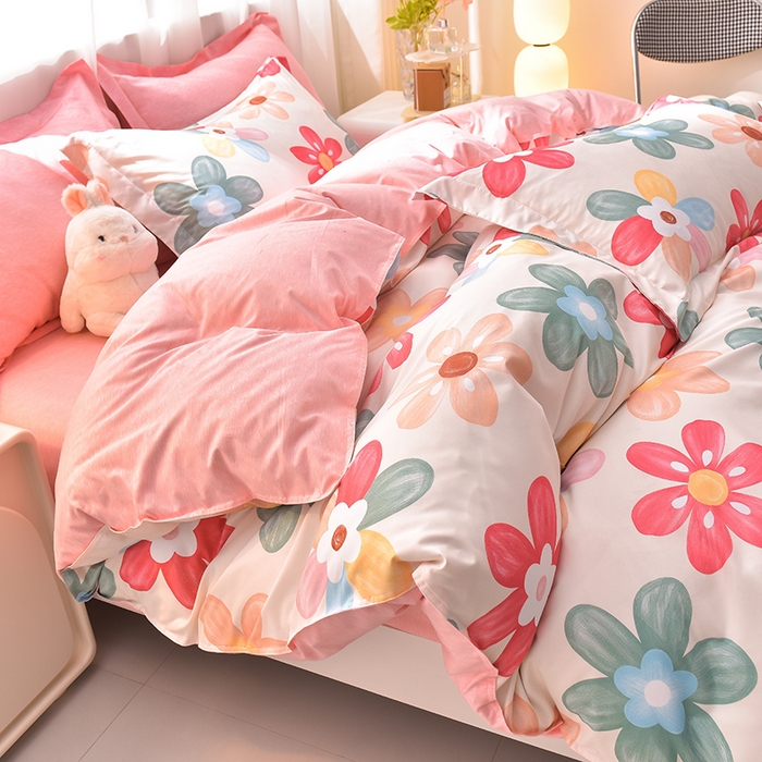 91家纺网 家纺一手货源 找家纺 （总）圣楚 2024新款植物羊绒四件套