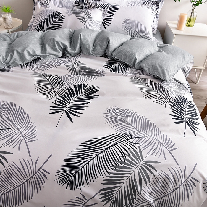 91家纺网 家纺一手货源 找家纺 圣楚 2024新款植物羊绒四件套 似水流年