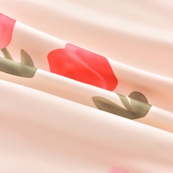 91家纺网 家纺一手货源 找家纺 圣楚 2024新款植物羊绒四件套 郁金花香