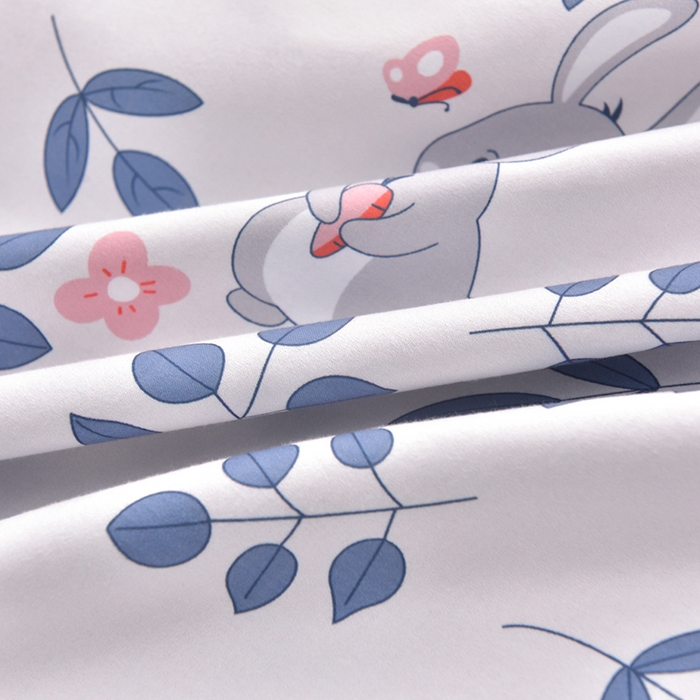 91家纺网 家纺一手货源 找家纺 圣楚 2024新款植物羊绒四件套 遇见春天