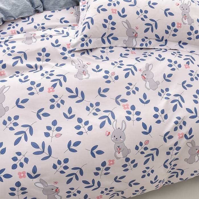 91家纺网 家纺一手货源 找家纺 圣楚 2024新款植物羊绒四件套 遇见春天