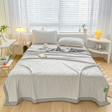 91家纺网 家纺一手货源 找家纺 （总）东宇 2023新款凉感大豆夏被凉席四件套系列