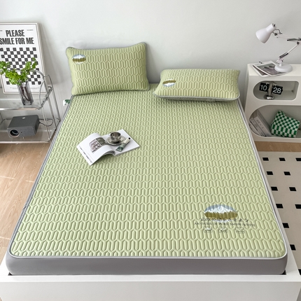 91家纺网 家纺一手货源 找家纺 （总）柒月家居2023新款山水间系列乳胶凉席床笠款