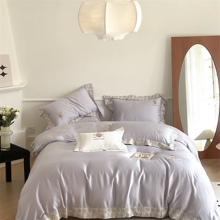 91家纺网 家纺一手货源 找家纺 （总）初拾 2023新款60支奥地利兰精天丝四件套-香水告白