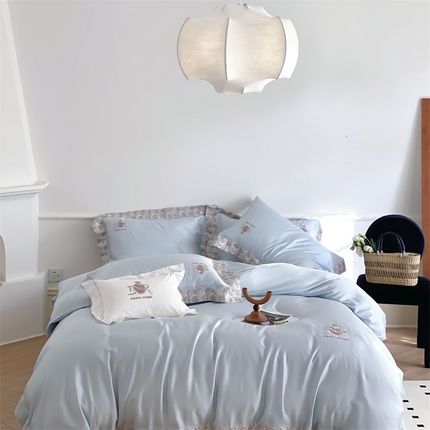 91家纺网 家纺一手货源 找家纺 （总）初拾 2023新款60支奥地利兰精天丝四件套-香水告白