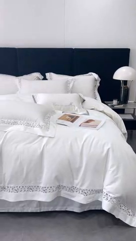 91家纺网 家纺一手货源 找家纺 时亿家居 2023新款克拉系列120支匹马棉四件套 克拉 流沙白