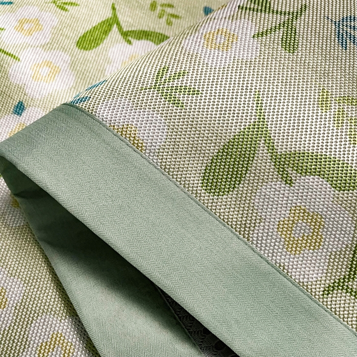 91家纺网 家纺一手货源 找家纺 慕尚家纺 2025新款冰藤席 小碎花