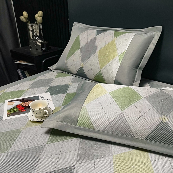 91家纺网 家纺一手货源 找家纺 慕尚家纺 2025新款冰藤席 流年