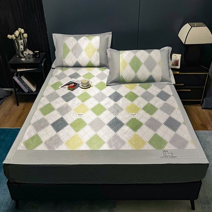 91家纺网 家纺一手货源 找家纺 慕尚家纺 2025新款冰藤席 流年