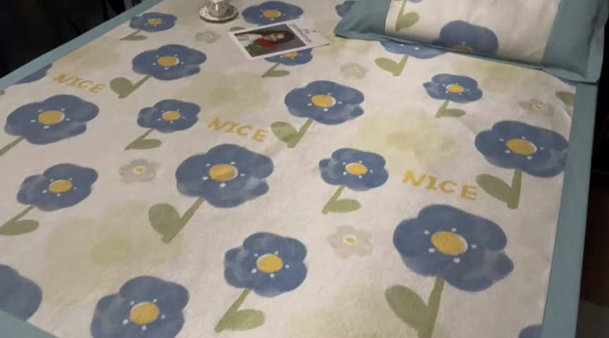 91家纺网 家纺一手货源 找家纺 慕尚家纺 2025新款冰藤席 小时光