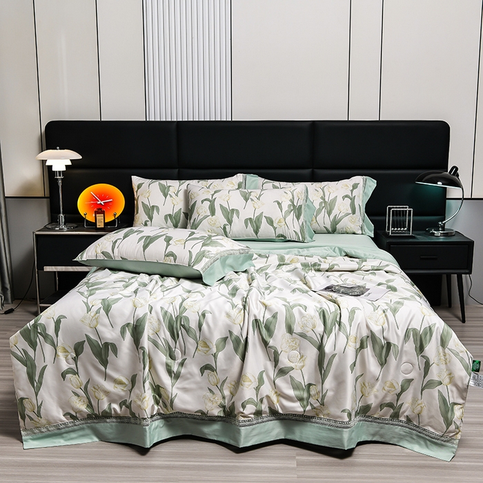 91家纺网 家纺一手货源 找家纺 （总）斯尔顿 2025新款镂空夏被四件套